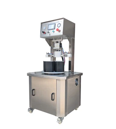Sellador automático de tapas de botellas de vidrio