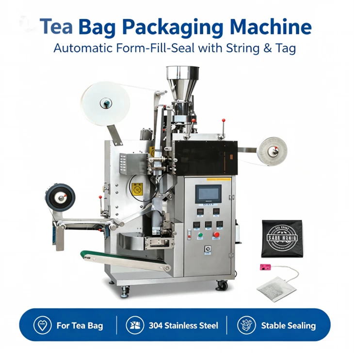 Empaquetadora automática de bolsitas de té