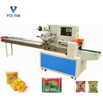 Empaquetadora automática de galletas