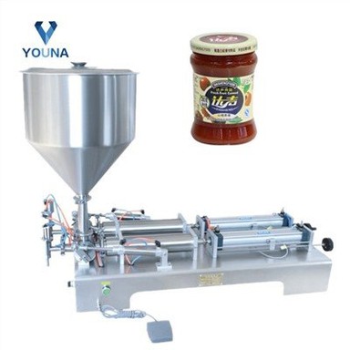 Máquina de llenado de mermelada de frutas semiautomática