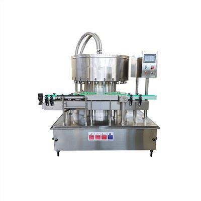 Línea automática personalizada de etiquetado, llenado, tapado y llenado de jugo de vino