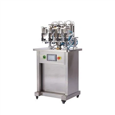 Máquina de llenado de perfume de cuatro cabezas