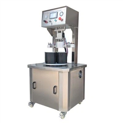 Máquina de tapado de botellas de vidrio