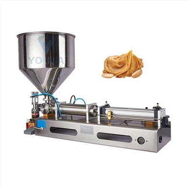 Máquina llenadora de pasta de sésamo semiautomática