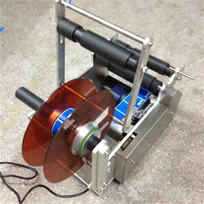 Máquina etiquetadora de etiquetas semiautomática