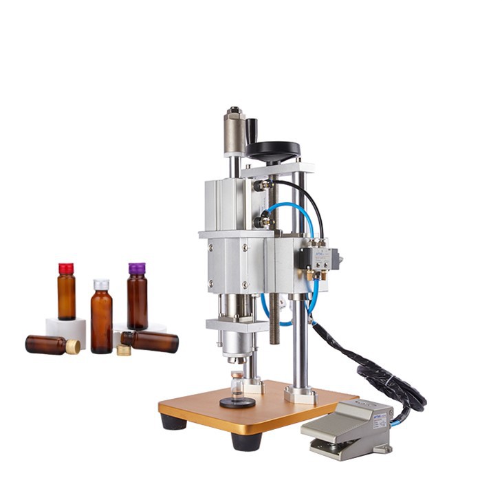 Máquina selladora de botellas de perfume