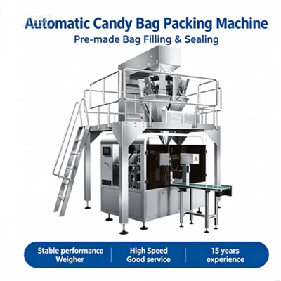 Empaquetadora automática de bolsas de dulces