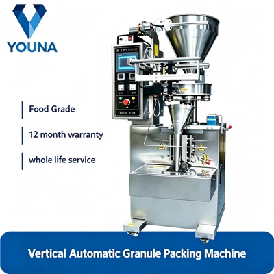 Empaquetadora de granos de chocolate completamente automática