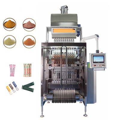 Máquina envasadora automática de múltiples carriles